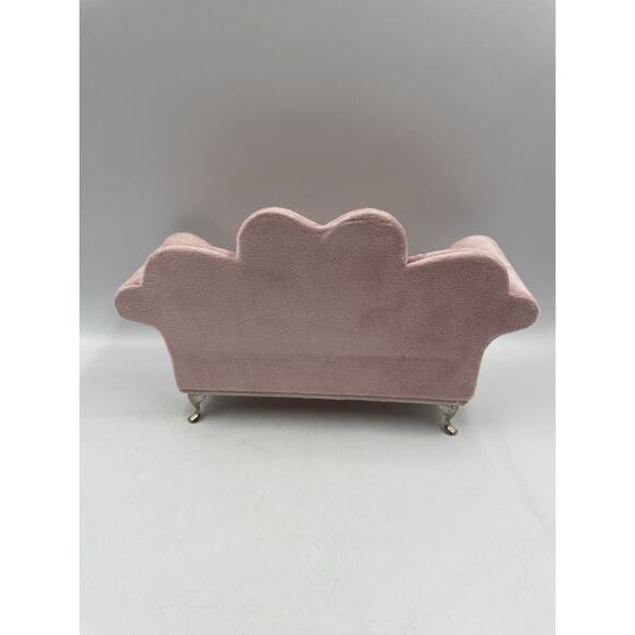 Mini Pink Sofa Single/Double People Heart Openable Jewelry  Shabby Chic Mini Pink Couch Jewelry Holder/Organizer Box NEW